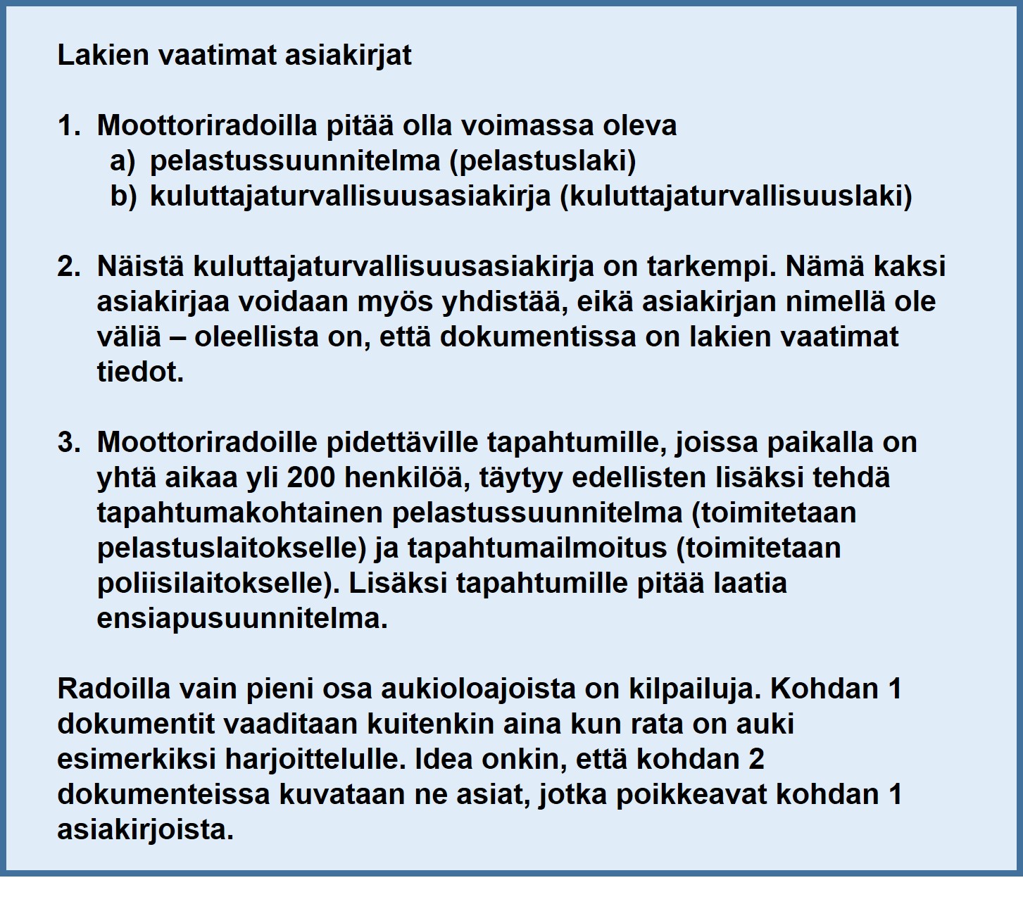 Turvallisuusasiakirja laki